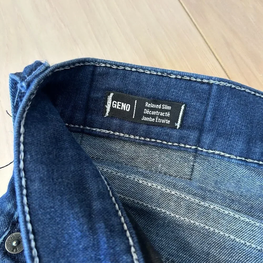 True Religion Geno Relaxed Slim Flap Pocket Denim Blue Jean Men’s 30